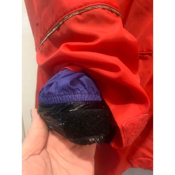 Patagonia VTG jacket coat mountain red mens sz L hood - Picture 10 of 16